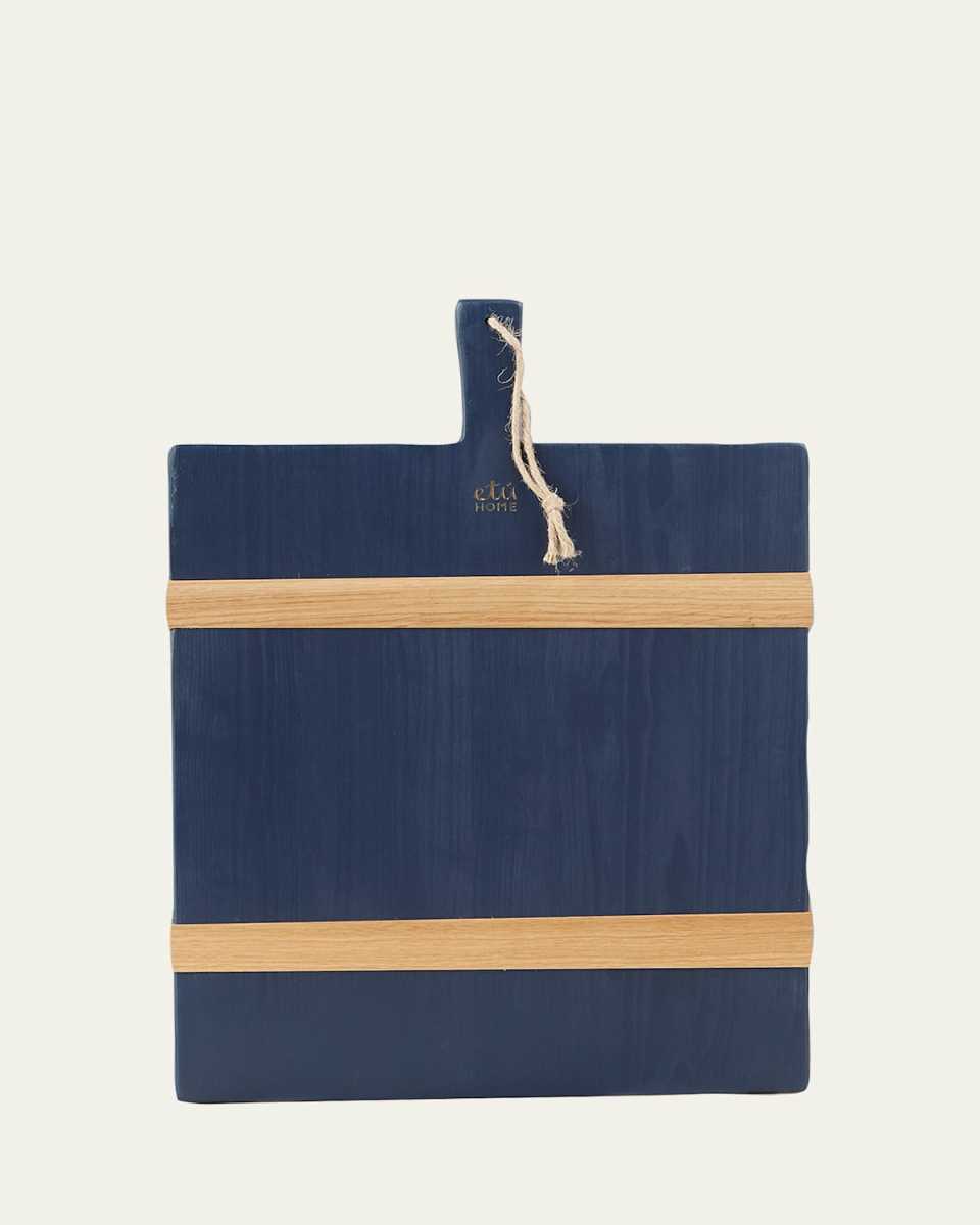 Navy Rectangle Medium Mod Charcuterie Board, 22"